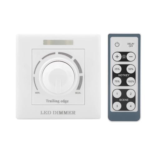 Réglage de la luminosité LED 200W sans scintillement avec variateur et télécommande 220V