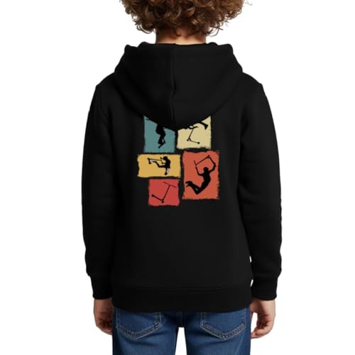 Sweat premium trottinette freestyle enfant aux finitions haut de gamme
