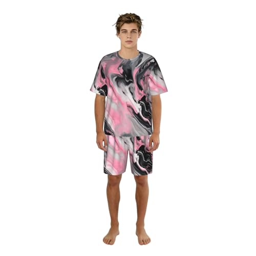 Pyjama homme chic rouge pour la détente nocturne et le bien-être des soirées cocooning à la maison
