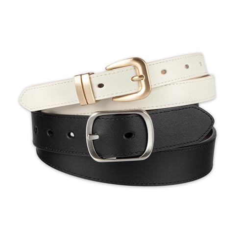 Calvin Klein womens 2-pack Reversible and Skinny Belt Set
