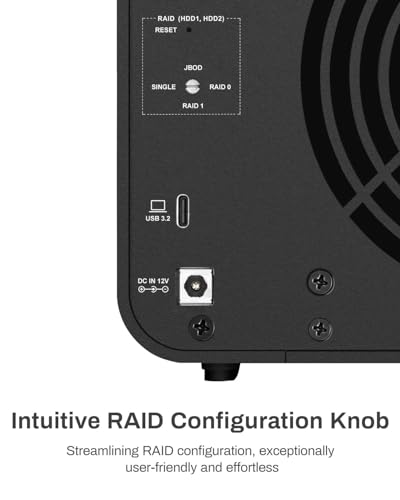 Image of TERRAMASTER D8 Hybrid 8 Bays HDD NVMe Enclosure USB 3.2 Gen 2 10Gbps Type C USB Storage Supports Hybrid Disk Arrays Raid 0 /1 /Single /JBOD Exclusive 2+3 Raid (No Drive)