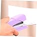 CONGARTENO Compact Metal Hand Stapler Lavender Multi Function Small Stapler for Office Documents Easy Binding All Metal Design Effort Saving for Home School and Professional Use