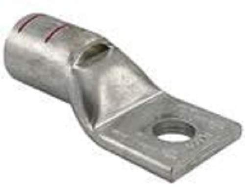 Penn-Union BLU-1/0S Compression Lug, 1-Hole, Copper, 1/0 AWG, 5/16