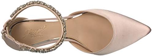 Jewel Badgley Mischka Raleigh Pointed Toe Kitten D'Orsay Champagne | Image 4