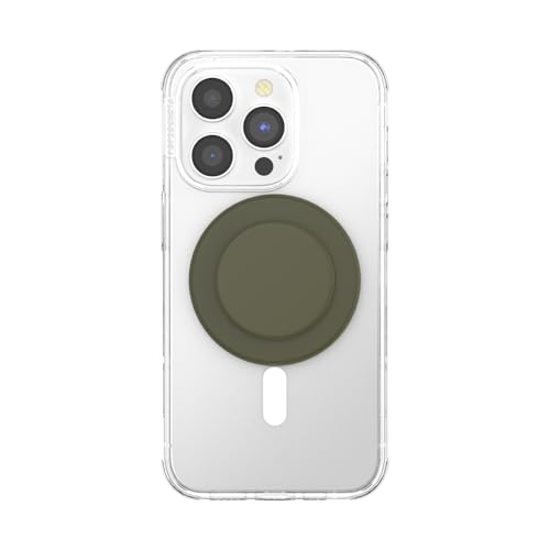 Image of PopSockets Phone Grip for MagSafe, Magnetic Holder, Phone Stand, Green - Soft Touch Fatigue