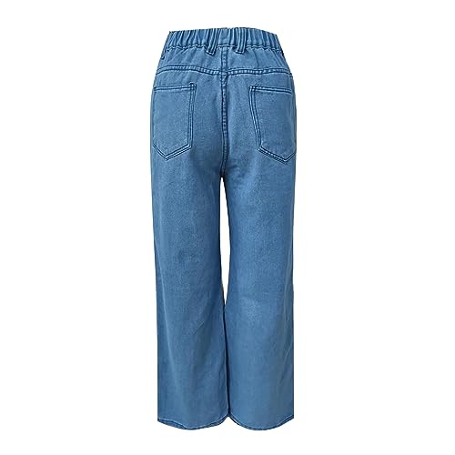 Jeans for Women High Waisted Wide Leg Pants Baggy Stretchy Fashion Teen Girls Y2k Streetwear Jogger Pants with Pockets4