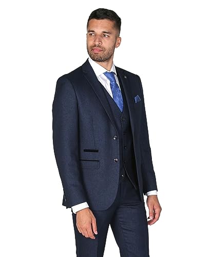 Costume tweed homme retro coupe ajustee 3 pieces separiers pour un style elegant au quotidien