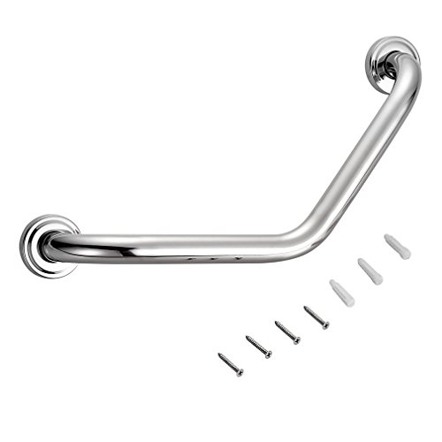 FChome 17.3 inch Bathroom Grab Bar，Bathtub Arm Safe-Grip Bar Stainless Steel Shower Handle Wall Mount Handicap Grab Bars - Thumbnail 4