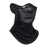 PASNMKvn Neck Gaiter Snood Ice Silk Headwear Elastics Tube Scarf Headbands Breathable Bandana Face for Cycling Hiking