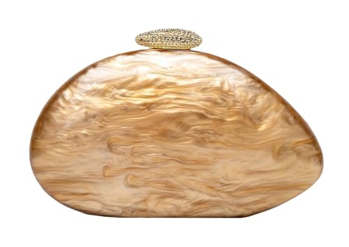 Shell Acrylic Clutch Purses For Women Chic Evening Bag Designer Crossbody Handbags for Wedding Prom