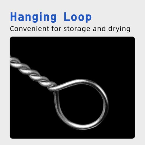 tracheostomy cleaning brushes 10pcs bendable trach tube brush nylon bristle pipe tube cleaning brush for tracheostomy supplies 05in