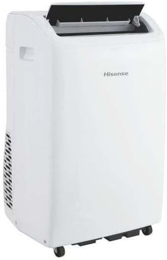 Bahagian belakang view of the Hisense APC09QC Portable Air Conditioner, showing the exhaust vent.