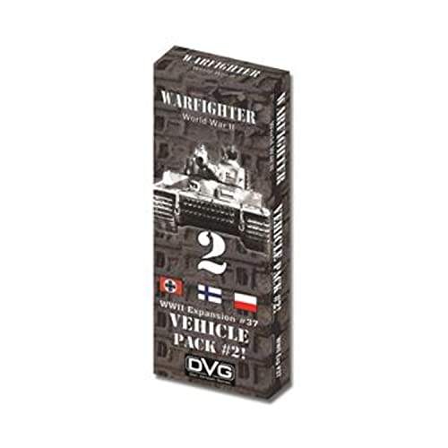 DVG: Kit di espansione #37, pacchetto di espansione del veicolo #2 (Germania, Finlandia, Polonia), per Warfighter WWII Solitaire gioco da tavolo