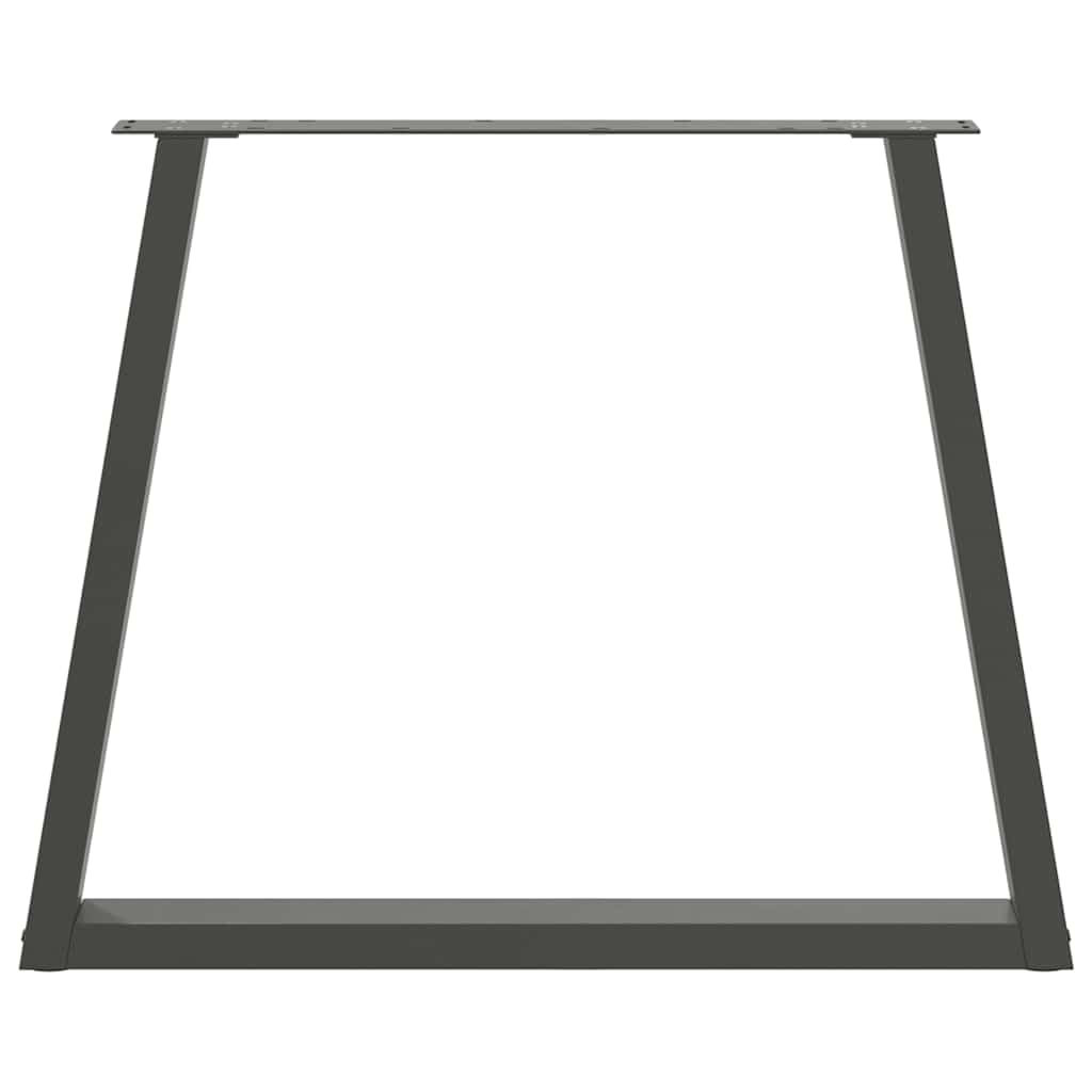 Stół do jadalni nogi w kształcie litery V 2 sztuki 80 x (72-73,3) cm stal
