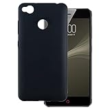 OAGELIM Hülle kompatibel mit ZTE Nubia Z11 Mini S Hülle Stoßfeste TPU Weiche Flexible Schützende Handyhülle mit Kratzfestigkeit & Militärischer Fallschutz (Schwarz)