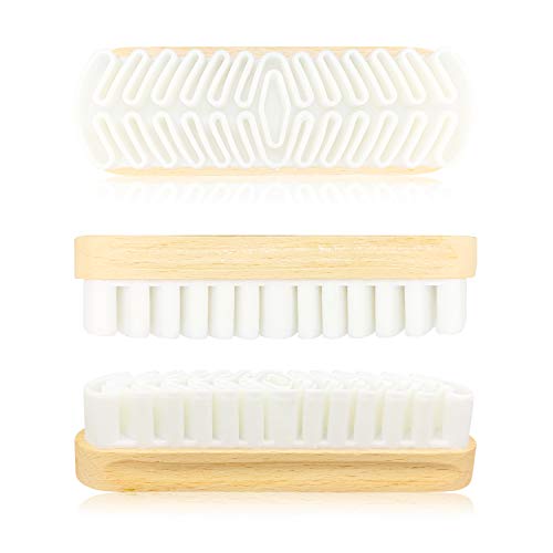 Leather Cleaning Kit By Care Guys: Two Horsehair Brushes Of Different Sizes & Hard-Wearing Crepe Brush With A Cleaning Eraser #TOP1