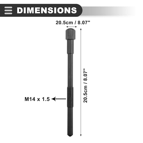 Image of Motoforti Primary Clutch Puller Tool,Drive Remove Tool,for Can-Am X3 Trail Sport 2018-2021,Metal,Black