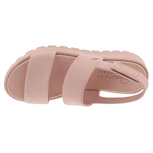 Skechers Women's Foamies: Footsteps - Breezy Feels Slingback Sandals, Blush, 11