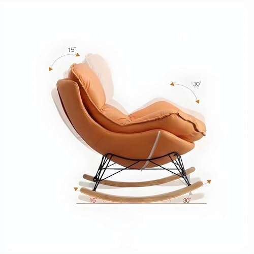 Fauteuil à bascule imperméable et canapé de salon confortable design pour terrasse et maison