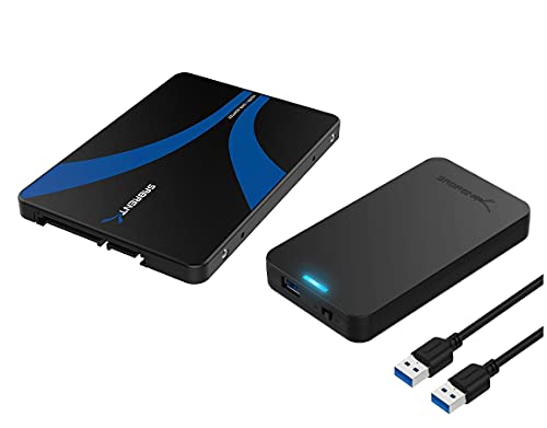 Adaptador caja externa aluminio mSATA a SATA 2.5'' USB 3.0 miniatura 1