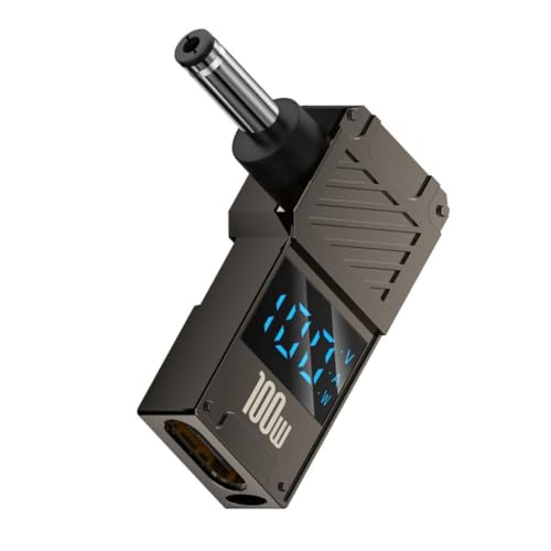 Image of ETZIN 100W (4.0 * 1.35mm) Type C Female to DC Converter for Asus X201E, X553S, X200LA, Fast Charging Type C to Asus Replacement Laptop PD Adapter