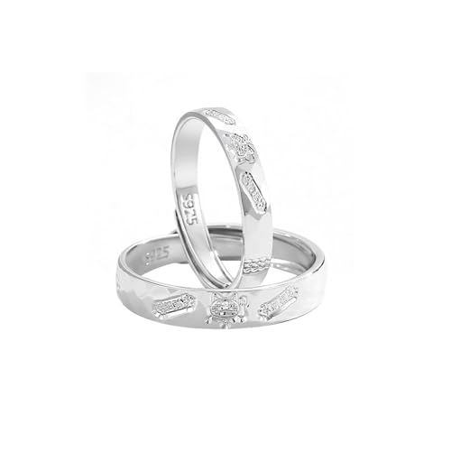 Alliance Argent 925 Couple Réglable pour en finir avec les erreurs de taille de bague
