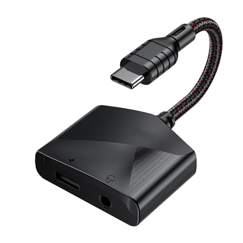 Adaptateur USB C pour recharger son téléphone tout en écoutant de la musique filaire