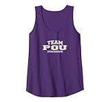Team Pou | Apellido Familiar Orgulloso, Regalo de Apellido Camiseta sin Mangas, Mujer, Morado, M
