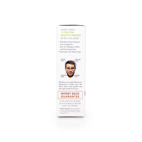 Xlear MAX Natural Xylitol Saline Nasal Spray with Capsicum and Aloe - Fast Acting for Sinus Pressure, Decongestant, Headache, Dry Nose, 1.5 fl oz (Pack of 1) - Thumbnail 6