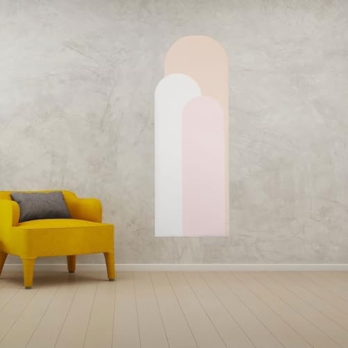 Pegatina pared geométrica salón vinilo autoadhesivo Milisten 7