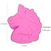 Sakolla Unicorn Silicone Cake Pan - Large Size Unicorn Bread Baking Tray,Non-Stick Silicone Biscuits Dessert Bakeware,Cheesecake Muffin Mould