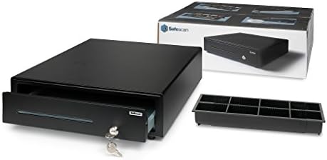 Safescan LD-3336 Light Duty Cash Drawer with 3 Banknote Tray - Black