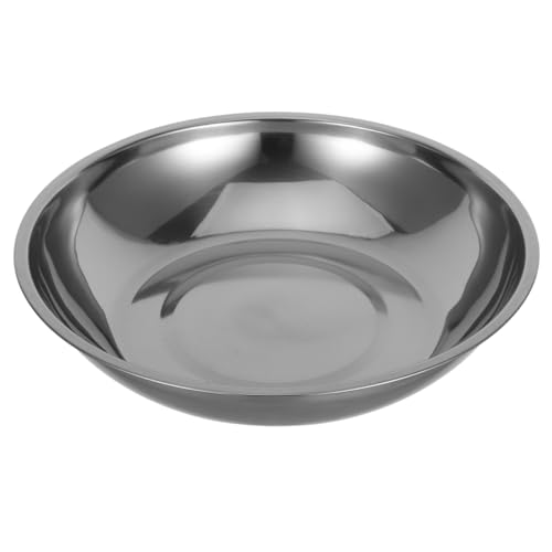 Stainless Steel Weighing Pan 10.1X10.1X2.1 Inch Replacement Scale Tray for Digital Kitchen Scales Accurate Food Measuring Bowl Durable and Easy to Clean for Home and Bakery