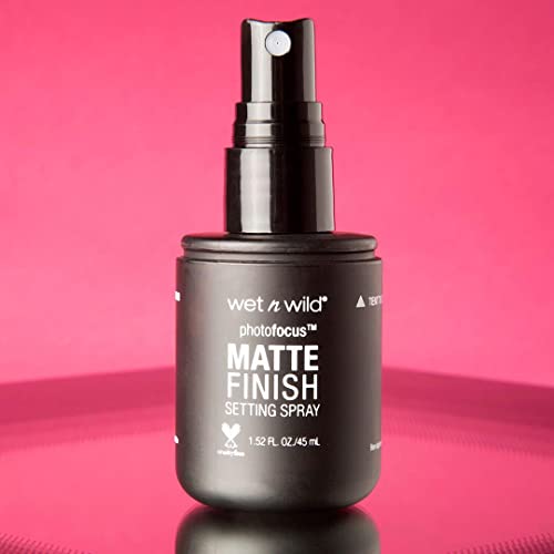 wet n wild Photo Focus Matte Finish Setting Spray, Matte Appeal, 1.52 Fluid Ounce