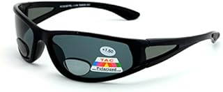 Mens Polarized fly fishing sunglasses with magnification bifocal lens readers