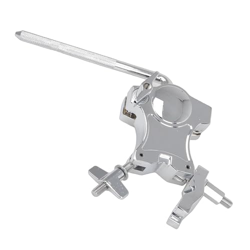 Soporte metálico ajustable para cowbell, abrazadera para soporte de batería, accesorio musical miniatura 5