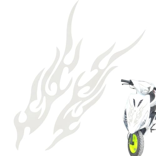 Motorcycle Stickers Flame Decals, Weatherproof Vinyl Emblems, Cool Flame Designs, 2 Pieces Set 4 Inch, Red Orange, for Bumper Truck Golf Cart Mailbox Window Suitcase Decoration Motorcycle Stickers Flame Decals, Weatherproof Vinyl Emblems, Cool Flame Designs, 2 Pieces Set 4 Inch, Red Orange, for Bumper Truck Golf Cart Mailbox Window Suitcase Decoration