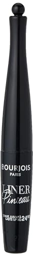 Delineador líquido Bourjois Liner Pinceau 001 pincel de alta precisión duplo 2