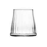 CJHFR472SG Elegante Vasos for beber de fondo ancho, taza vidrio transparente 9,7/13,7 onzas for cócteles cerveza, jugo agua Cristalería(Pequeño)