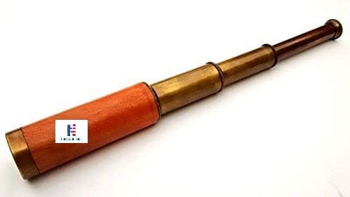 Telescopio Náutico De Latón 15 Pulgadas Estilo Antiguo miniatura 1