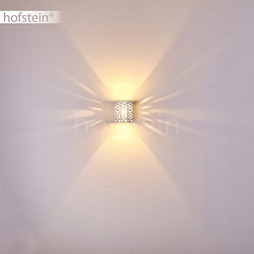 Lampada da parete Glenden in ceramica bianca