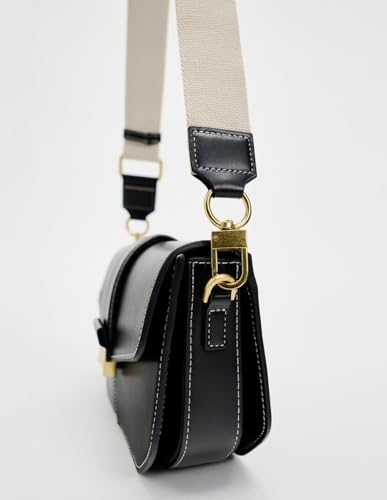 Trendy Small Shoulder Bag Stylish Crossbody Purse for Women Wide Strap Leathe Flap Shoulder Clutch Purses4