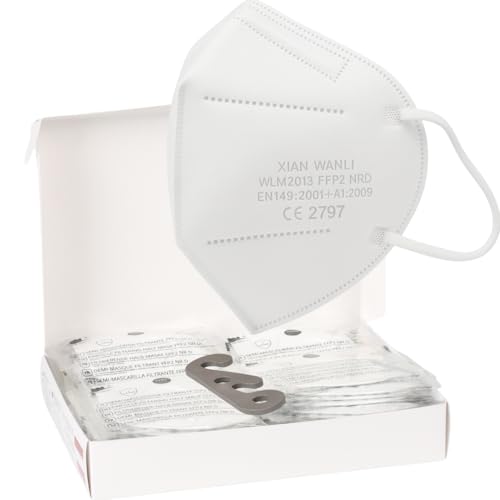 SS-Medical 50 Mascherine FFP2 Bianche Certificate CE 2797...
