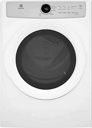 Electrolux EFDG317TIW 27' Front Load Gas Dryer with 8 cu. ft. Capacity 5 Drying Cycles 3 Temperature Settings Wrinkle Release IQ-Touch Controls and 3 Dryness Levels in Island