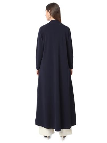 Image of Smarty Pants women's cotton open front trench jacket.