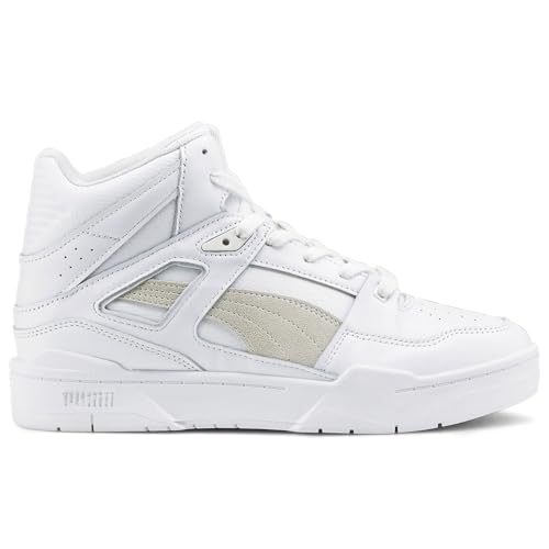 PUMA Mens Slipstream Leather High Sneakers Shoes Casual - White