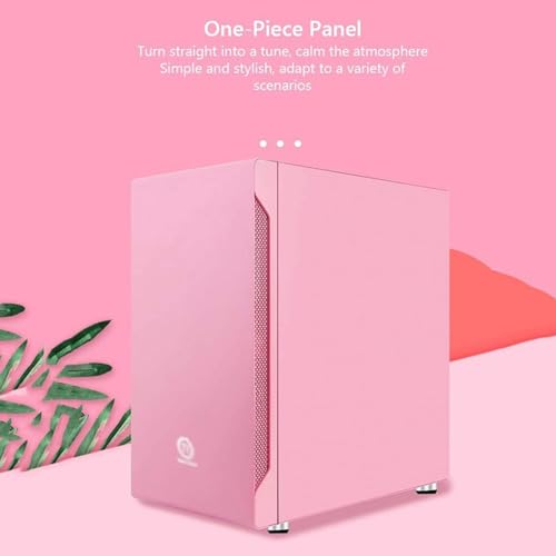 Gabinete para Gaming y Oficina, Mini Mid-Tower compatible M-ATX e ITX, 6 ventiladores 120mm, Panel lateral de cristal templado, Color Style 3 miniatura 3