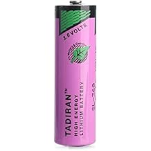1-Pack 3.6V 2400mAh TL-5903 AA Lithium Battery for TL-5903 SL-360 S7-400 ER14505 TL-2100 6ES7971-0BA00, for S7-400 PLC Machine, CNC Machine