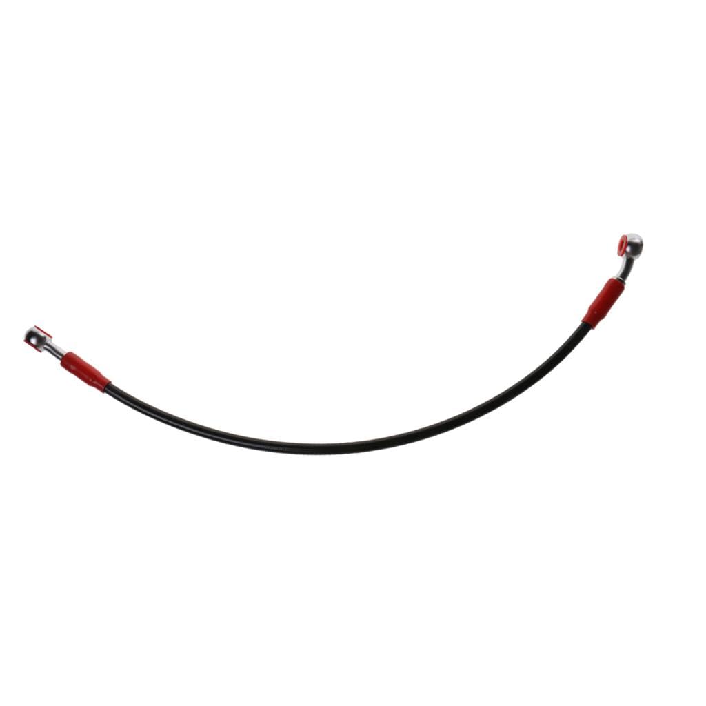 SAZ DEKOR 17.7 Steel Braided Motorcycle Brake Lines Disc Brake Hydraulic Hose Black - Image 5 thumbnail
