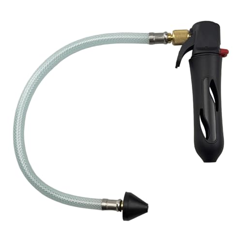 Gallo Drain Gun for Air Conditioner Condensate Lines with Flexible Hose Air Conditioner Cleaner Blaster Opener Kit Threaded CO2 Cartridge Drain Blaster Cleaner Quick Condensation Removal(Black)